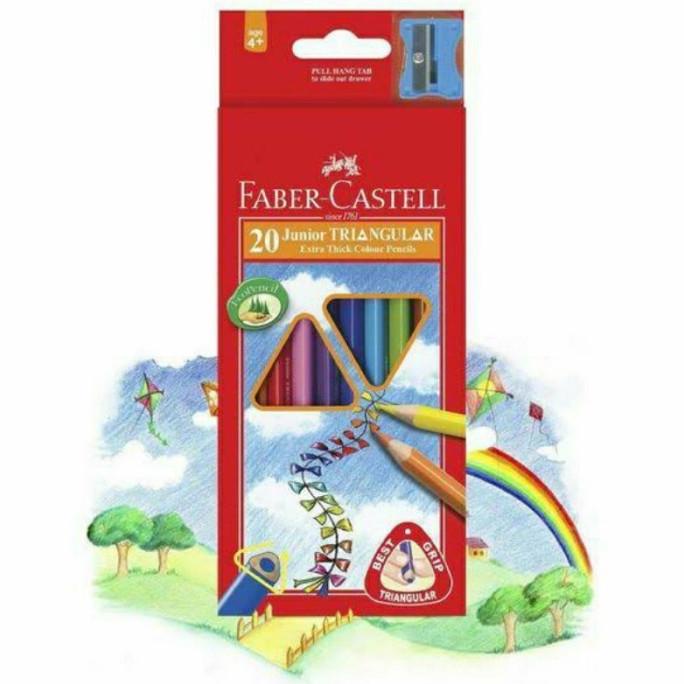 

Faber Castell Junior Triangular Color Pencil Pensil Warna Segitiga