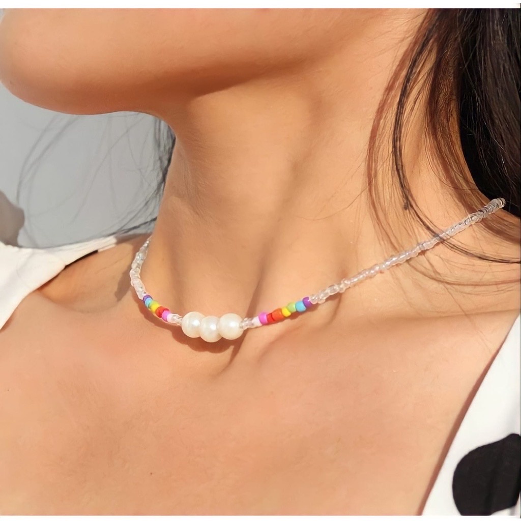 [Part3] Promo11.11//kalung mutiara manik/necklace/beads KOREA/KPOP