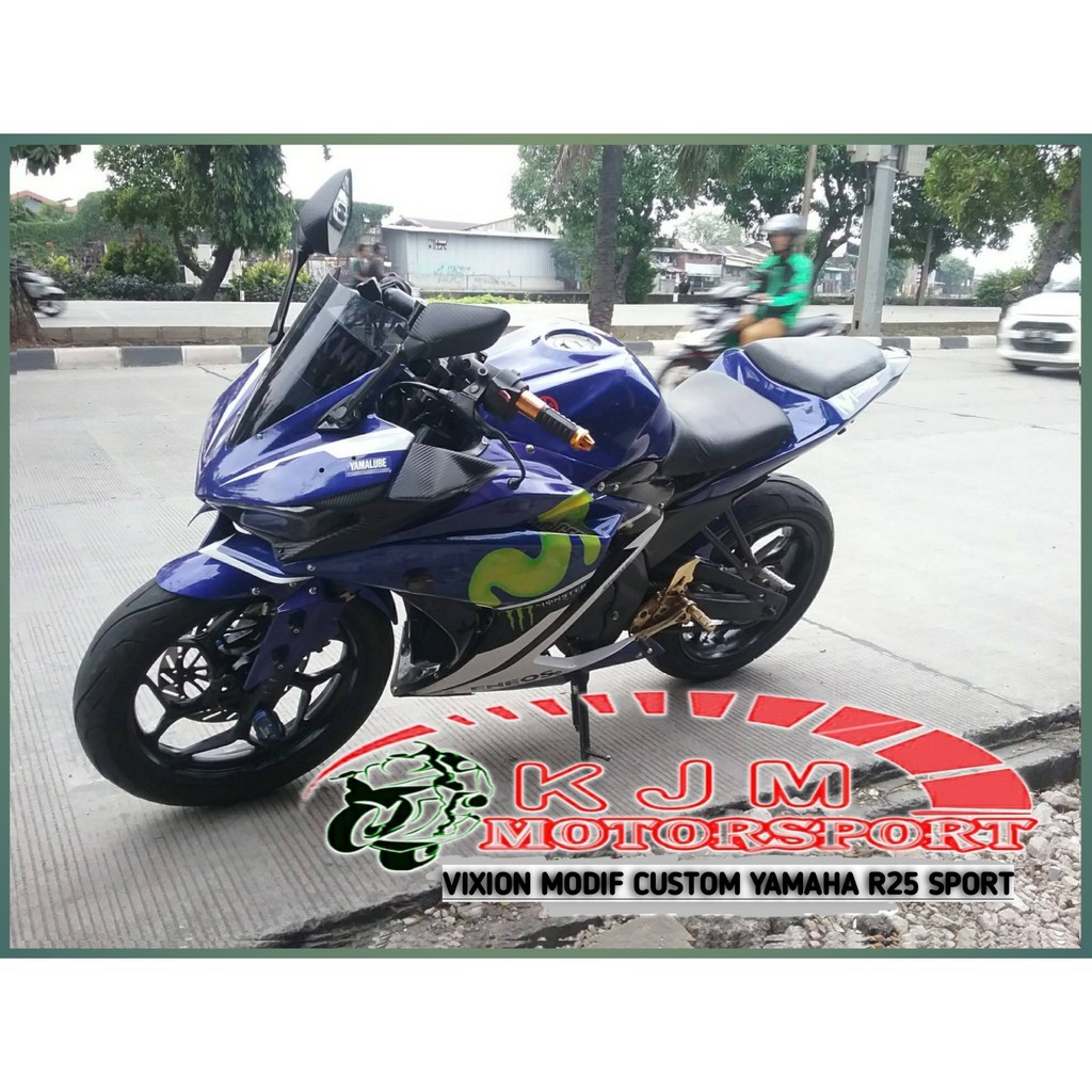 Jual Full Fairing Vixion New R25 V4 Vixiom New Nvl Nva Full Modif R25 Indonesia Shopee Indonesia