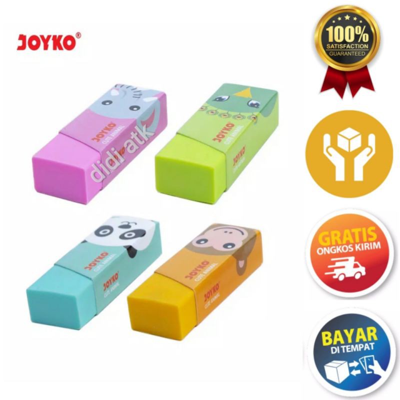 

Penghapus Joyko ER-116 / Hapusan Lucu / Eraser Unik / Stip Karakter Isi 1 Pcs