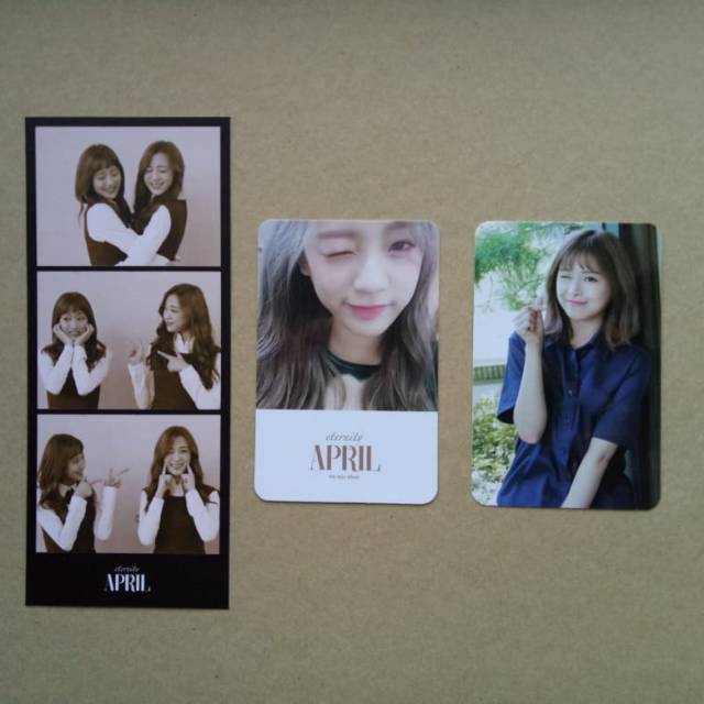 APRIL ETERNITY ALBUM OFFICIAL PHOTOCARD