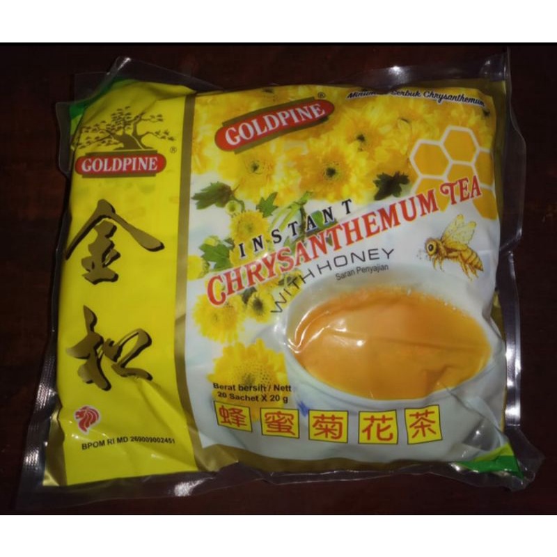 

Teh kembang bunga Krisan / Chrysanthemum tea instant Goldpine 20sachet