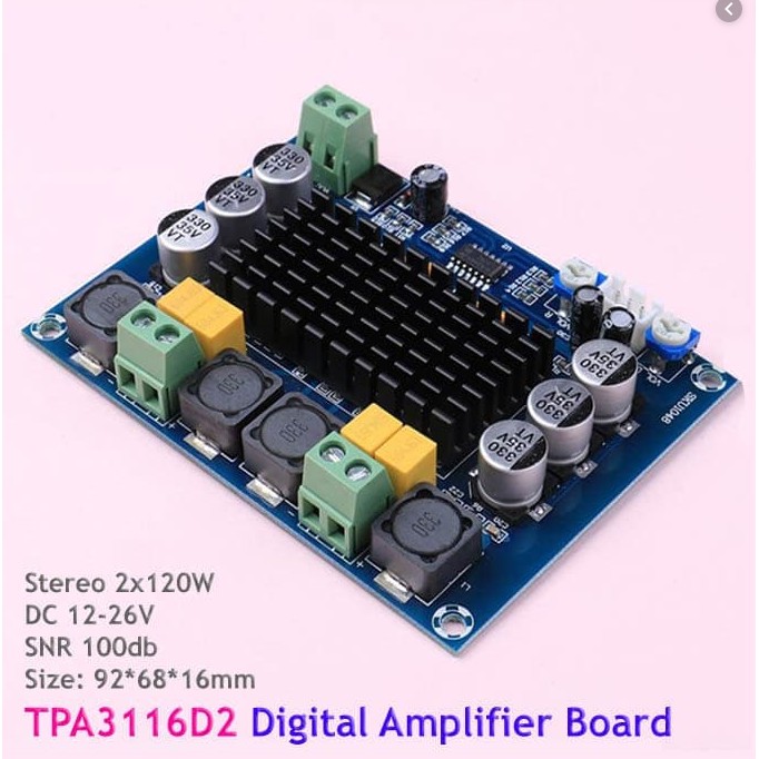 TPA3116D2 TPA3116 HI POWER AMPLIFIER 2x120w