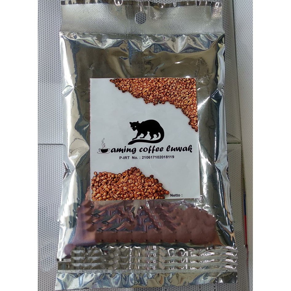 

Kopi Luwak Aming Coffee Khas Pontianak 100 Gram - Biji atau Bubuk