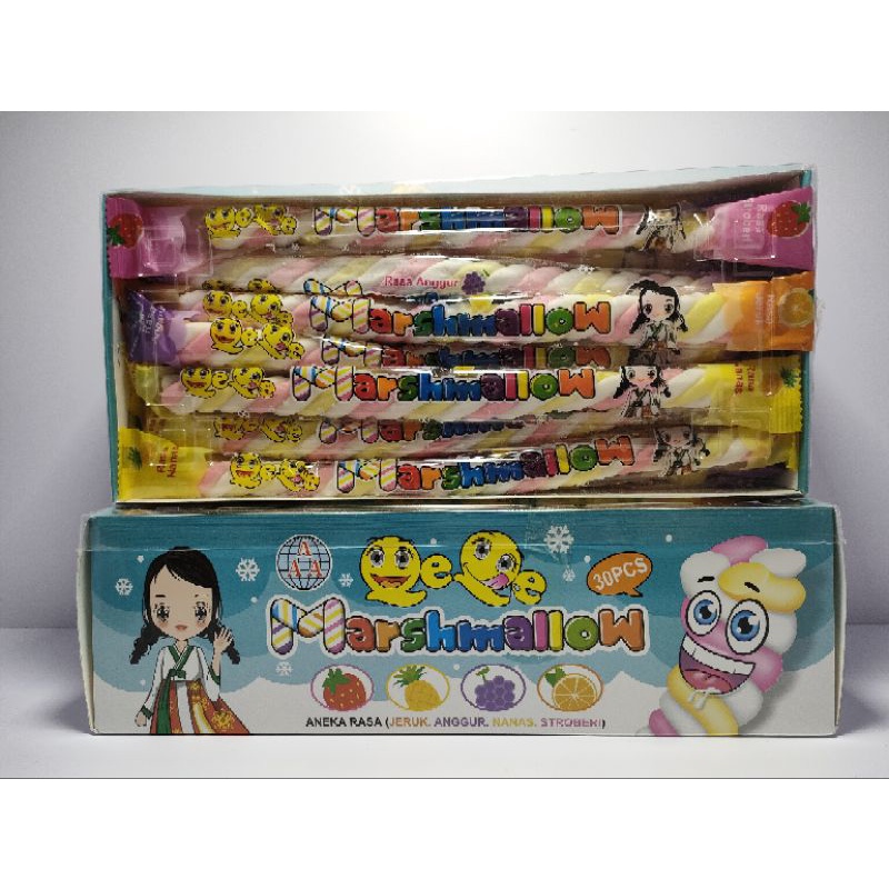 Marshmallow Aneka Rasa Isi 30 Pcs (Lihat Deskripsi)