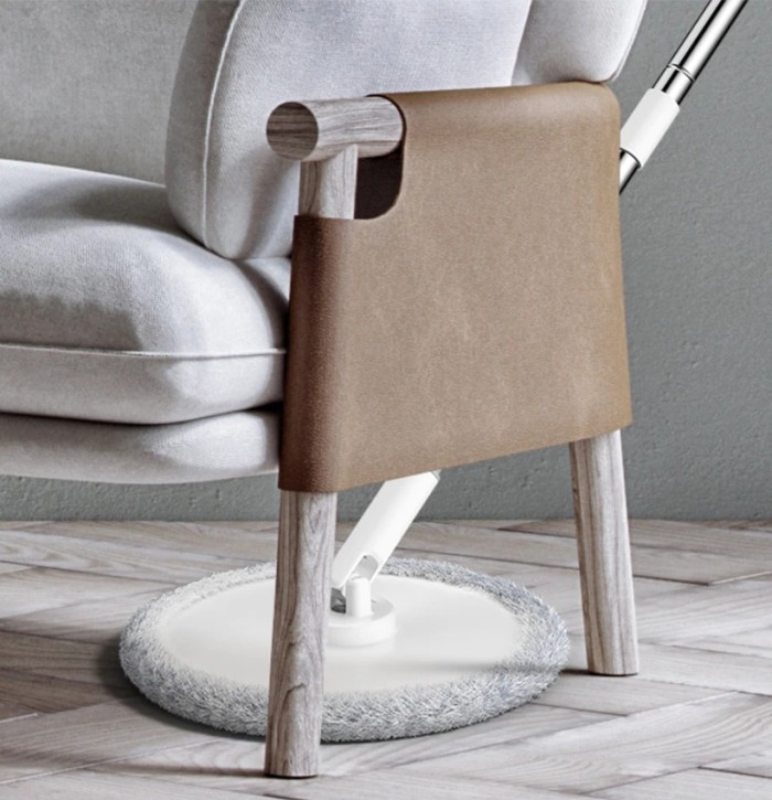 Alat Pel Lantai Spin Mop Otomatis Pel Kain Lantai Super Mop