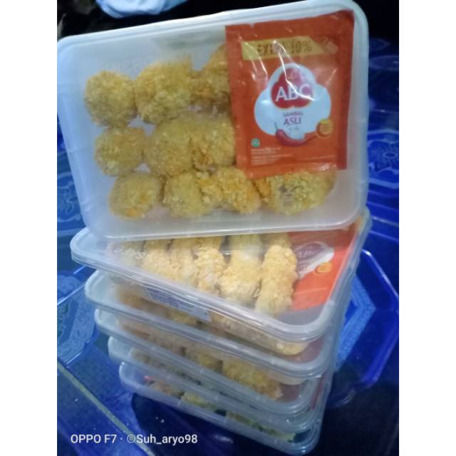 

Bakso selimut tepung Panir Siap Goreng kemasan Box