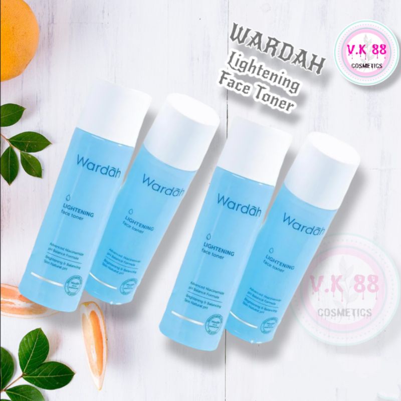 ⭐V.K 88⭐ WARDAH Lightening Face Toner 125 ml -Hydrating Toner Dengan Formula pH Balance | Wardah Ton