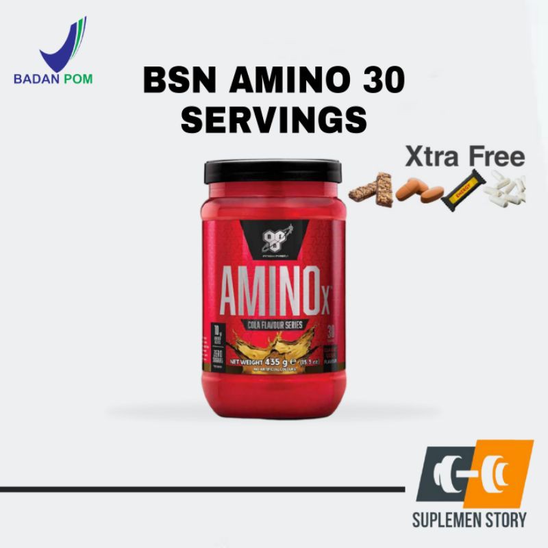 BSN AMINO X BCAA 30 SERVING BCAA POWDER SUPLEMEN FITNES KESEHATAN GYM MAKANAN RECOVERY OTOT