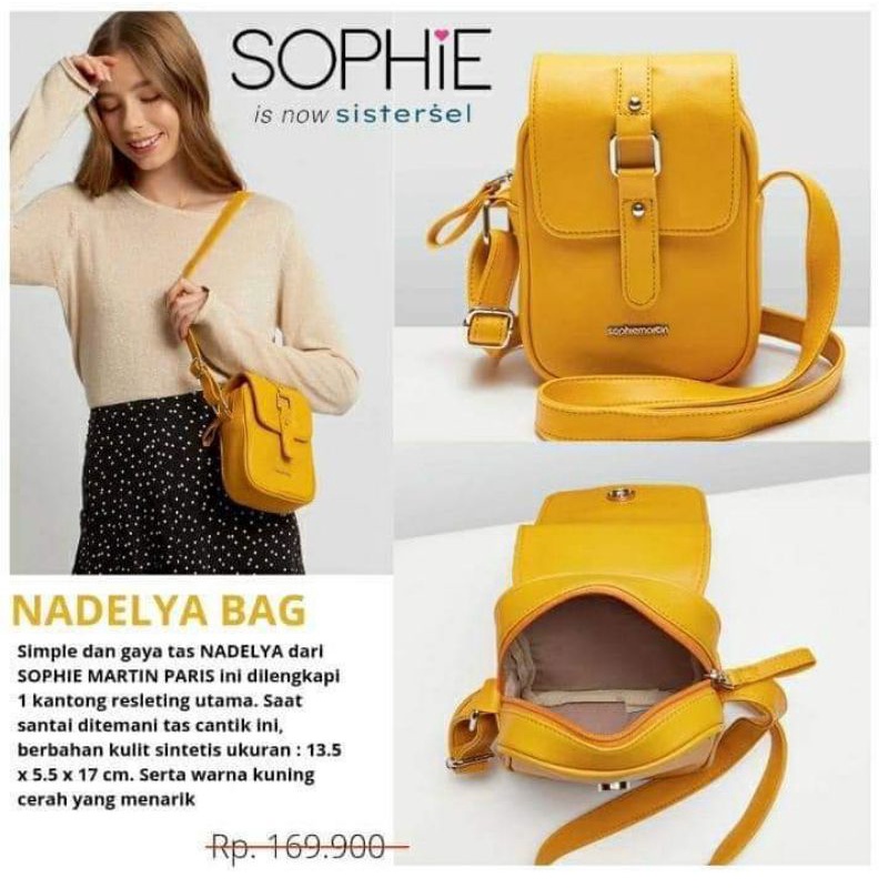 Tas selempang mini NADELYA kulit PU sophie martin paris