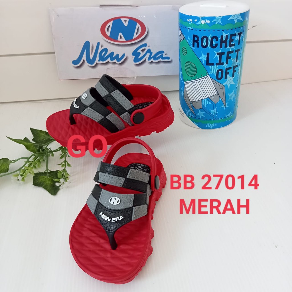 sogo NEW ERA BB KC 27014 Sandal Japit Selop Anak Laki Laki Sendal Karet Tali Belakang Original