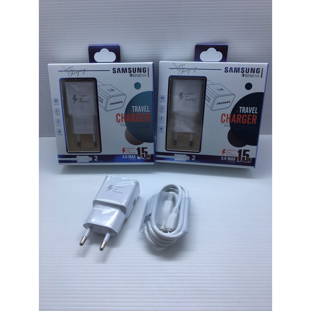 Charger Samsung S6 xwin pack biru 3.0 MaX A10 M10 J2 J3 J4 J5 J6 J6+ A5 A6 plus j2 prime