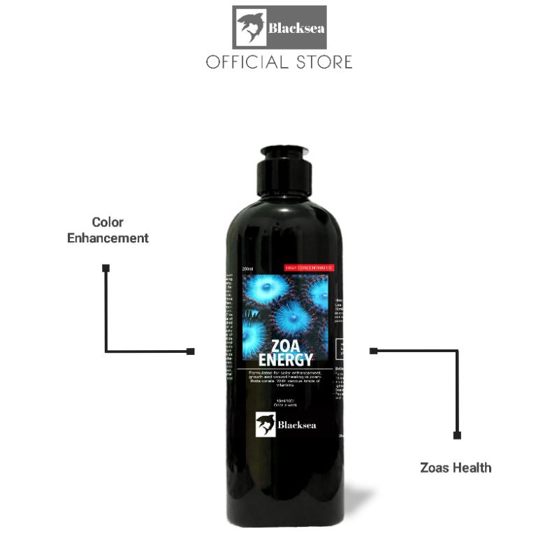 Perawatan ikan coral Blacksea Zoa Energy nutrisi coral vitamin coral