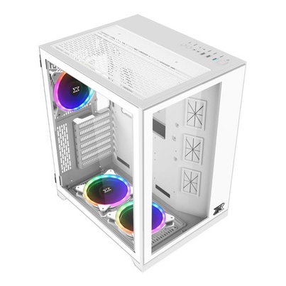 Casing XIGMATEK AQUARIUS S ARCTIC - ATX - FREE FAN ARGB 3PCS TOP