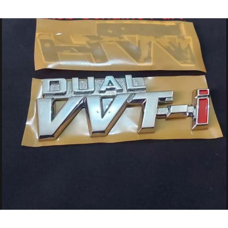 Emblem Dual VVTi kecil Greet Avanza, Emblem Dual VVTi kecil Greet Avanza,ORIGINAL