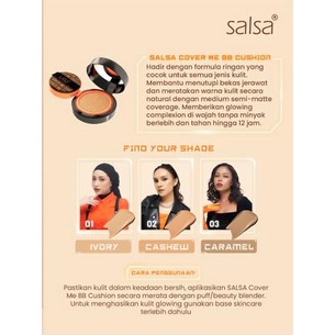 ^ KYRA ^ Salsa BB Cushion Cover Me Hybrid 2 in 1 Skincare Makeup