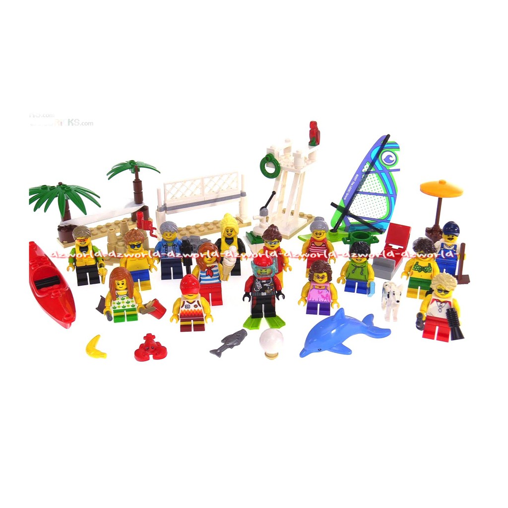 Lego City 60153 Main Volly Yalt Fun At The Beach People Pack