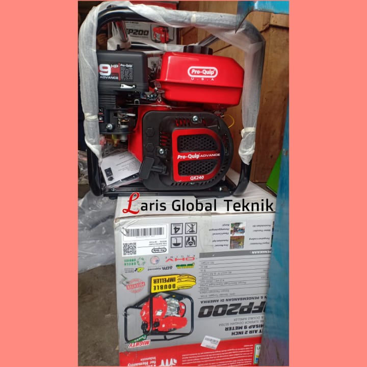 Pompa pemadam kebakaran QFP200 QFP 200 PROQUIP Fire Pump Bensin