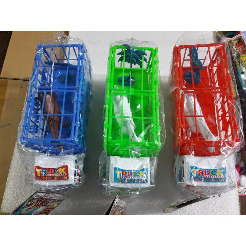 ST 2044 - Mainan Mobil Truk pengangkut Hewan / Truck Animal ST2044 Uk.35cm