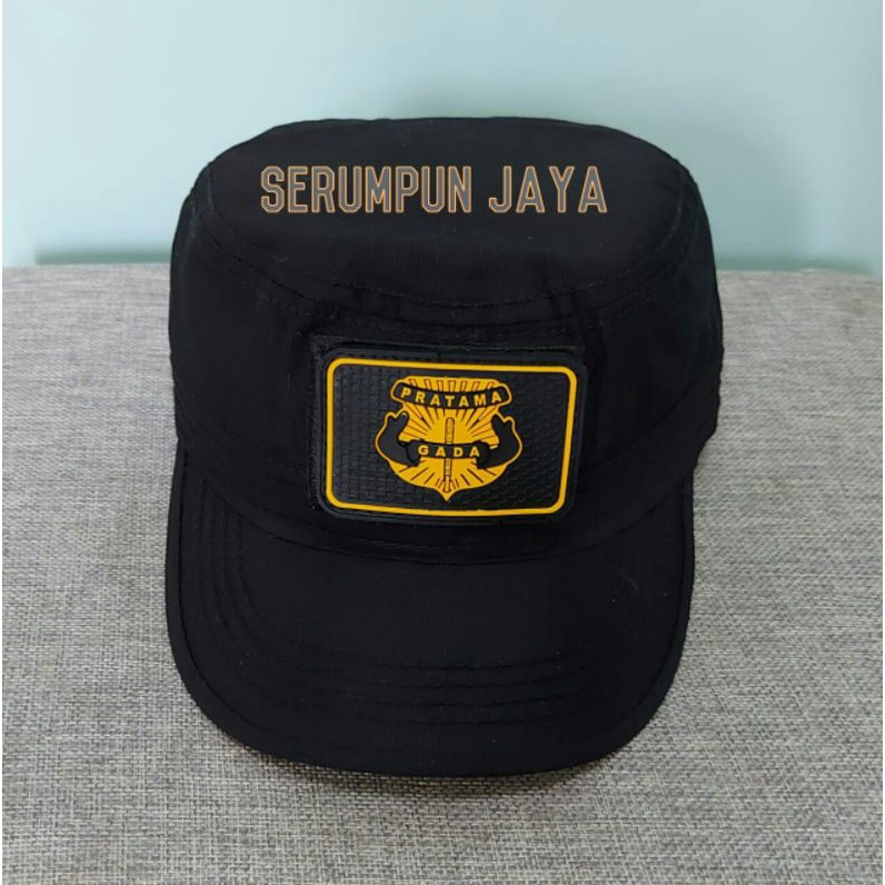 TOPI KOMANDO GADA PRATAMA - TOPI GADA PRATAMA - TOPI KOMANDO GADA PRATAMA VELCRO 2 PATCH