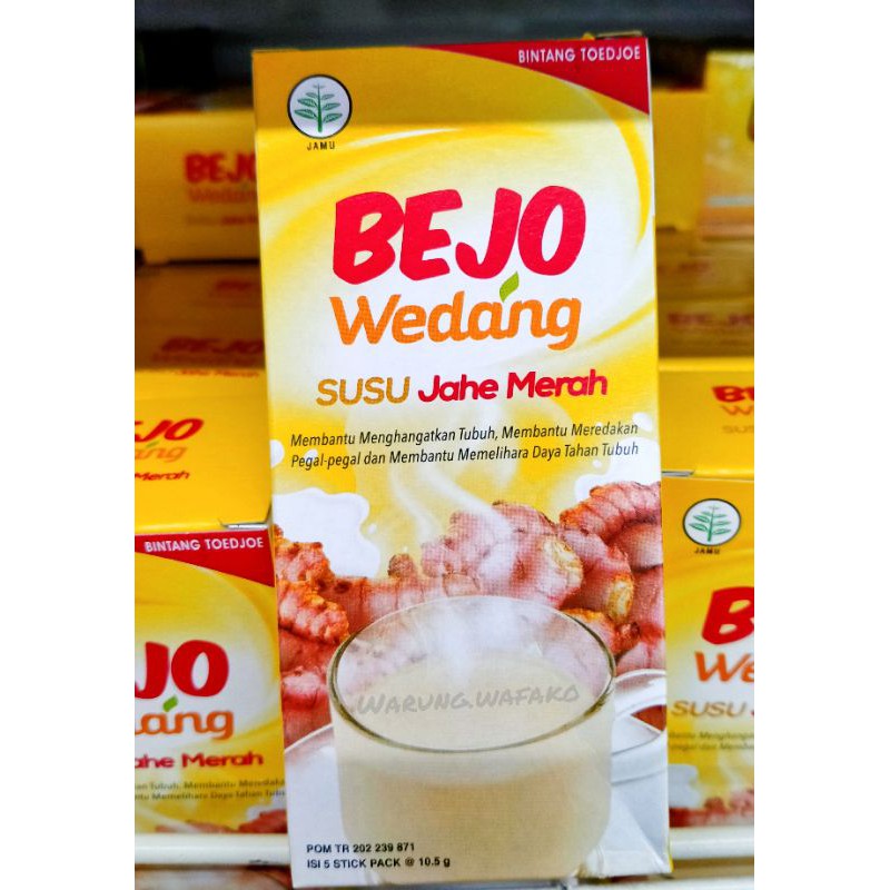 

BEJO Wedang Susu Jahe Merah 5 x 10 5 gram