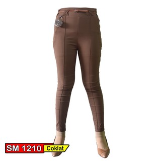  BAGGY  PANTS SM1210 SEMI SOFT JEANS Celana  Panjang wanita 