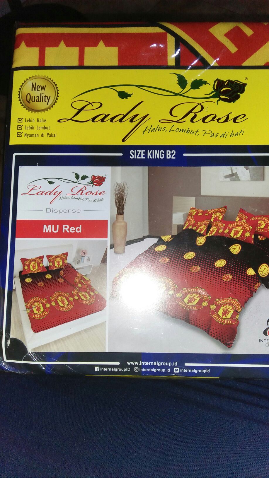 Rc Sprei Lady Rose Falt King Ukuran 180x200 Banyak Motif Dewasa