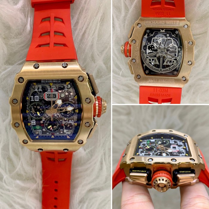 JAM TANGAN RM 11-03 PRIA 42 MM MATIC JAPAN SUPER CLONE 1:1 ORIGINAL #4