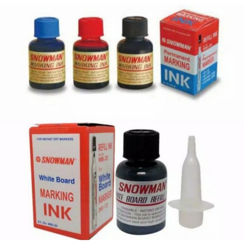 

Snowman Tinta Spidol Whiteboard - Refil Spidol