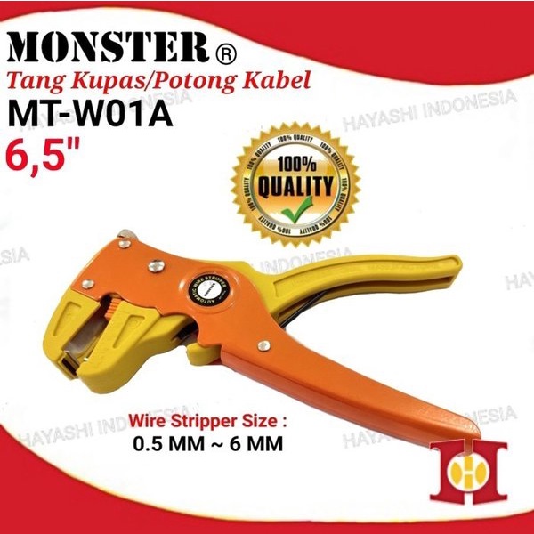 Tang Alat Kupas Potong Kabel Otomatis Wire Cutter Stripper Model F