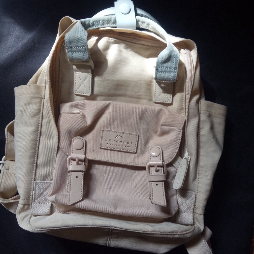 Preloved Backpack Doughnut Macaroon (Baca deskripsi)