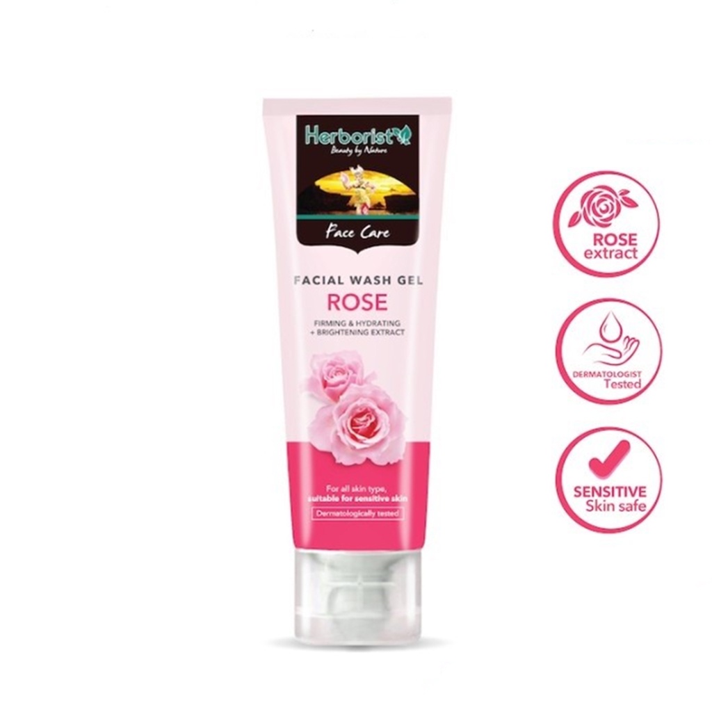 Herborist Facial Wash Rose 80gr