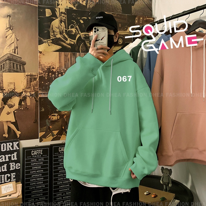 Squid Game Hoodie Pria &amp; Wanita | Hoodie Lagi Viral [ BISA COD ]