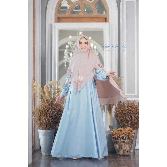 ATTIN - Nazra Dress 04 - Powder
