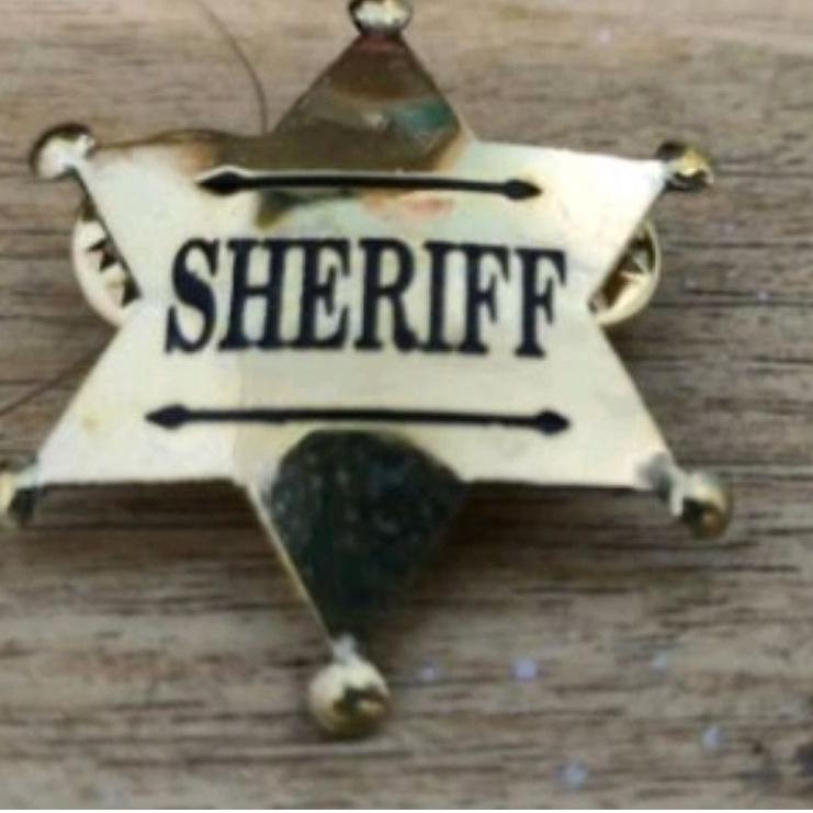 Menarik.. pin bintang aksesoris topi emblem bintang bros bintang paku bintang sheriff  aksesoris top