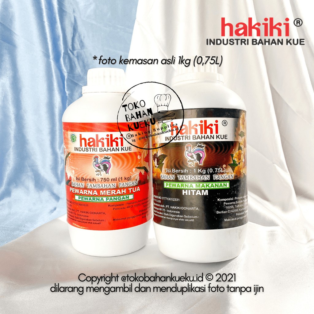 

HAKIKI Pewarna Makanan Food Coloring 750 ml / 1 kg HALAL