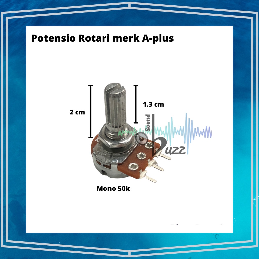 Potensio Rotari Mono 50k / Potensio Rotary Mono 50k