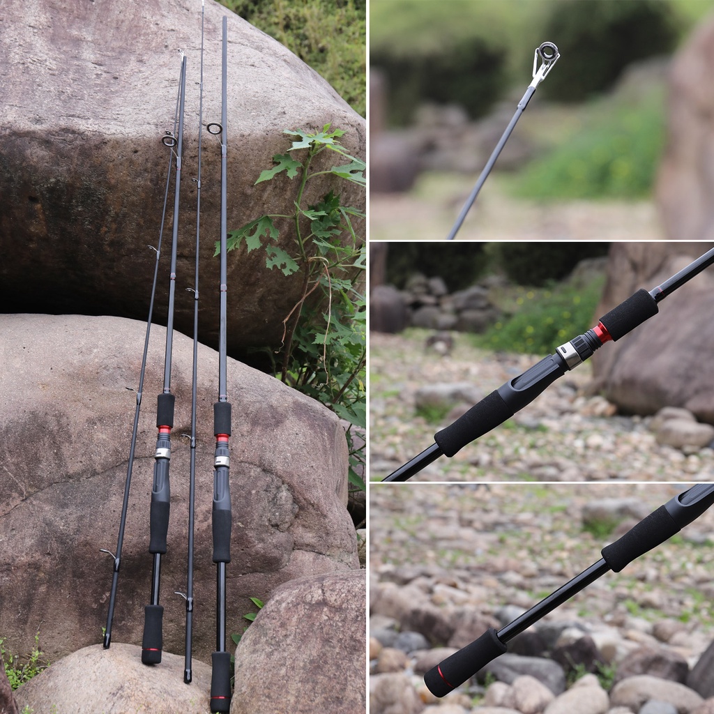 Carbon Fiber Baitcasting Fishing Rod Metal Max Drag 10kg Fishing Reel Set Joran Pancing GR7.2:1 19+1BB Reel Pancing 2 Sections 1.65m 1.8m  Fishing Wheel Fishing Pole Senar Pancing Fishing Combo Casting Reel Gear Saltwater Freshwater Fishing lover