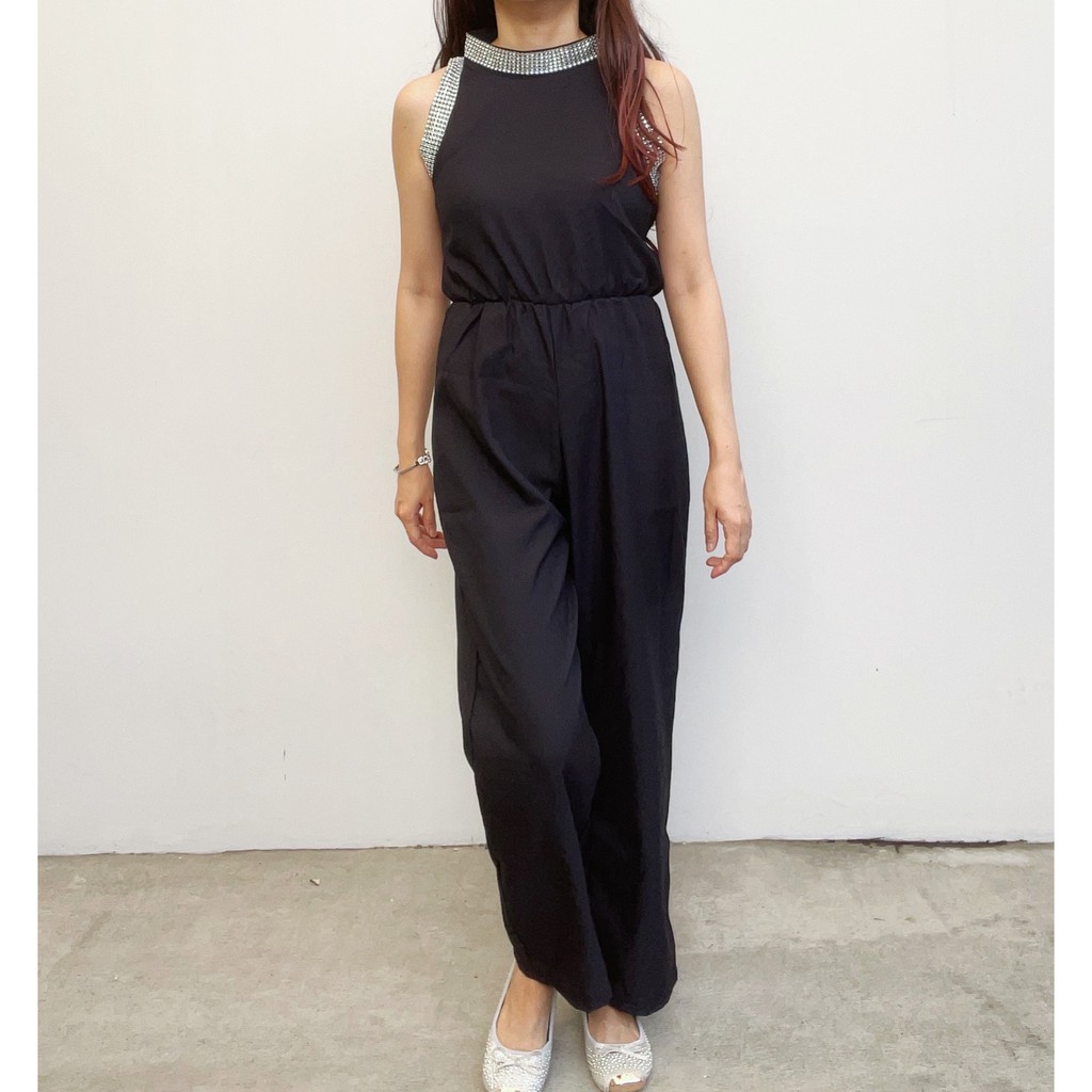 SL146 - Jumpsuit Wanita Sleeveless Jumpsuit Casual