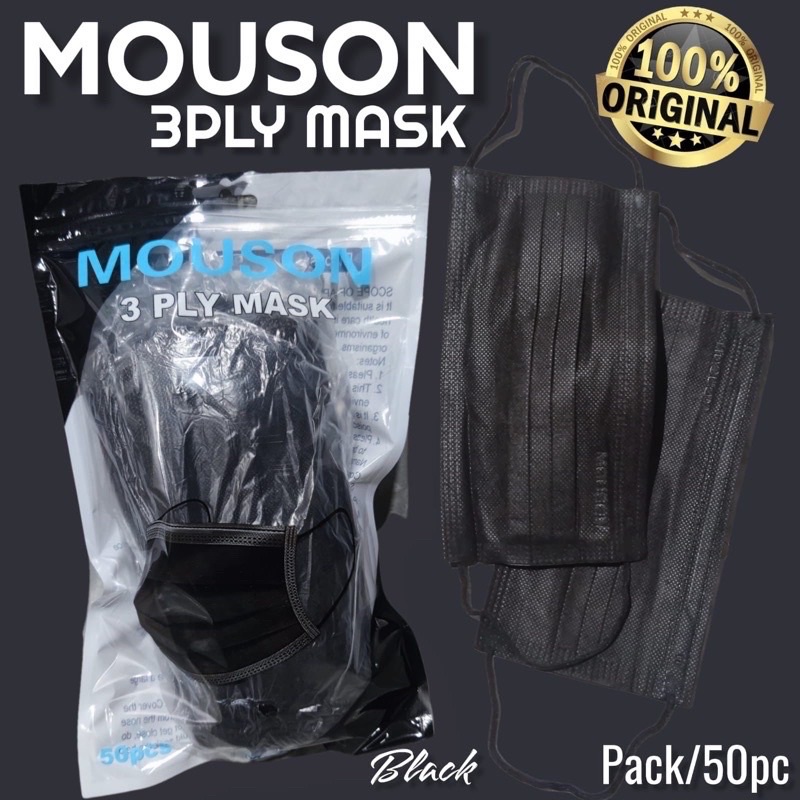 GROSIR MASKER 3PLY DISPOSABLE FACE MASK ISI 50PCS MASKER 3 PLY EARLOOP ( PEMAKAIAN SEHARI-HARI )