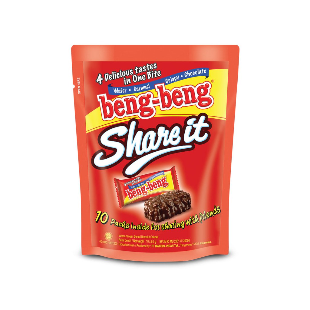 

Beng-Beng Wafer Chocolate Share It 10'S 9.5 Gram