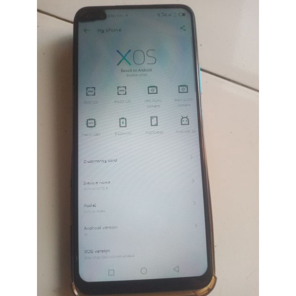 Infinix Note 8 Ram 6/64