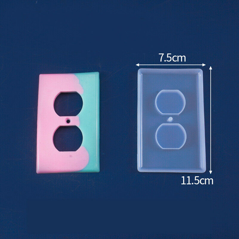 6 Styles of Diy Hand-made Various Switch Panel Silicone Molds