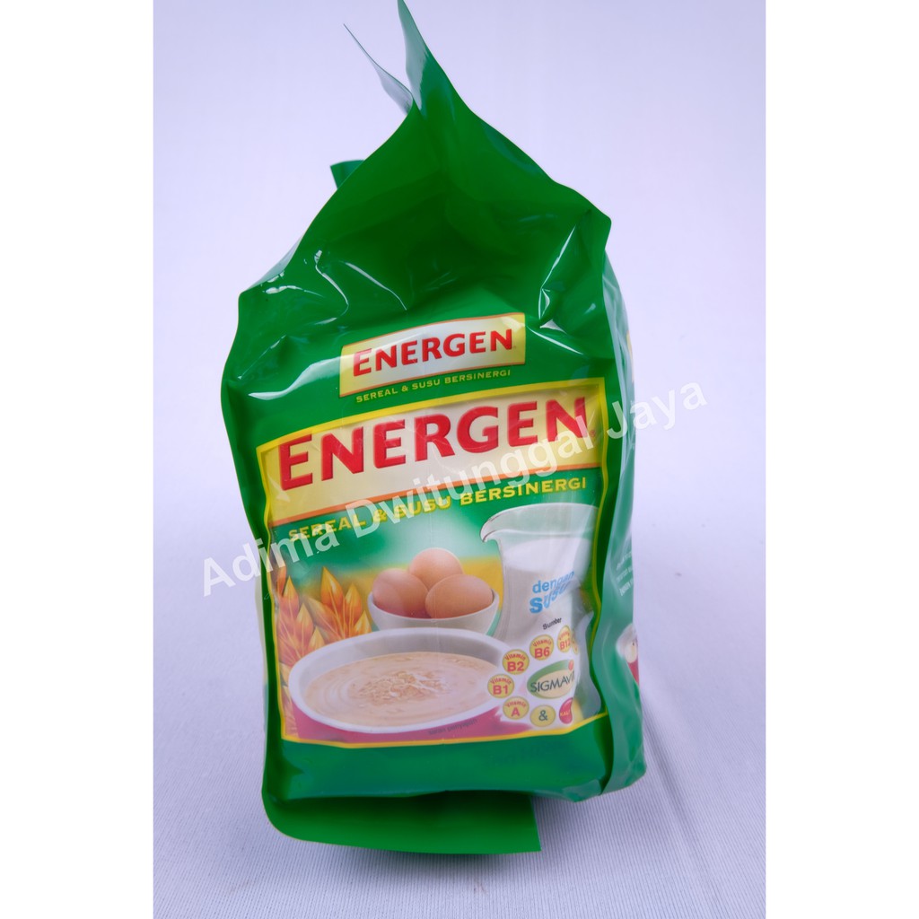 Energen Sereal Kacang Hijau Pouch 10's x 30 gr(1 Pouch isi 10 Sachets)