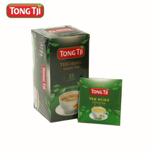 Tong Tji Green Tea Teh Celup (isi 25 pcs dengan Amplop )