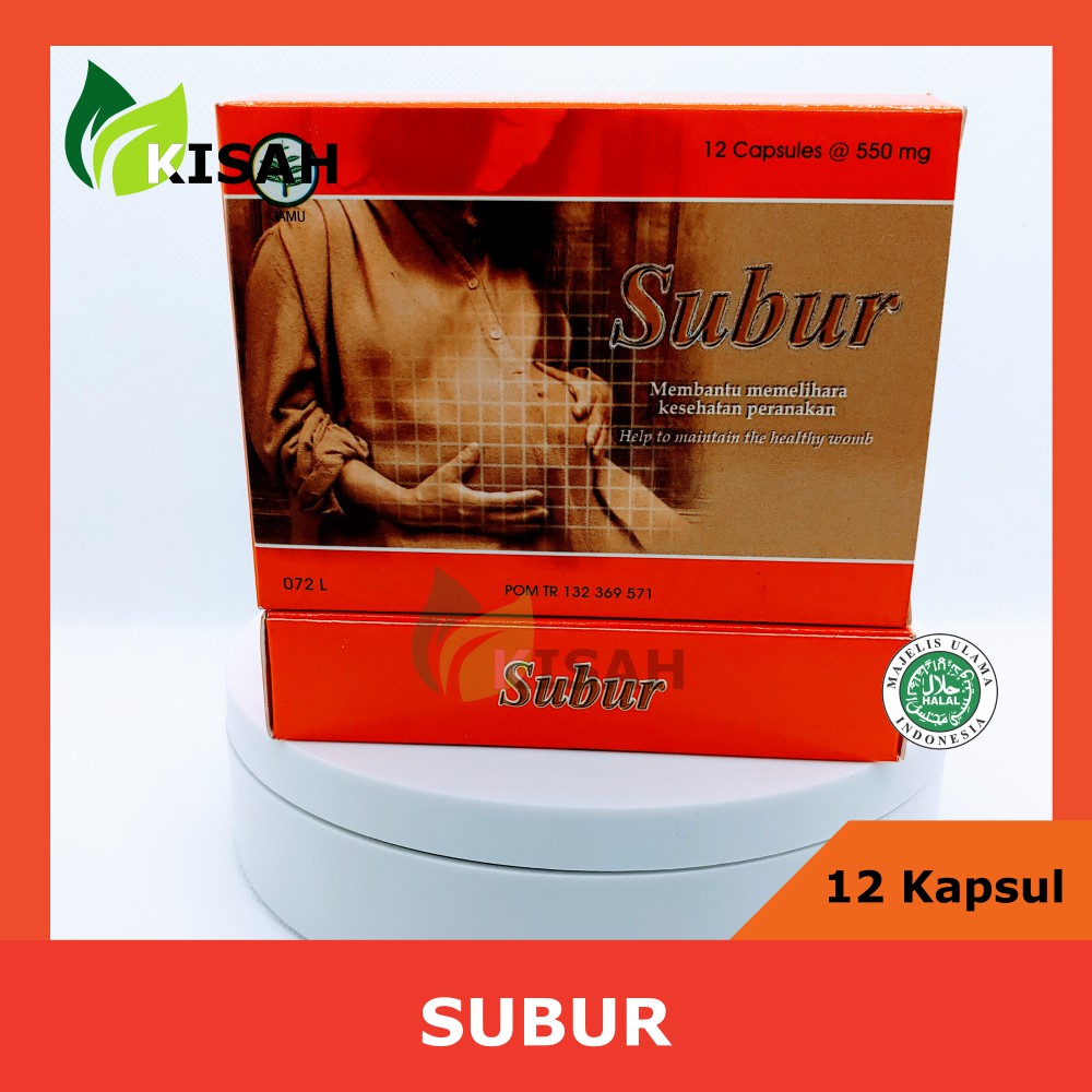 BOROBUDUR Subur 12 Kapsul - Obat Pemelihara Kesehatan Rahim / Peranakan