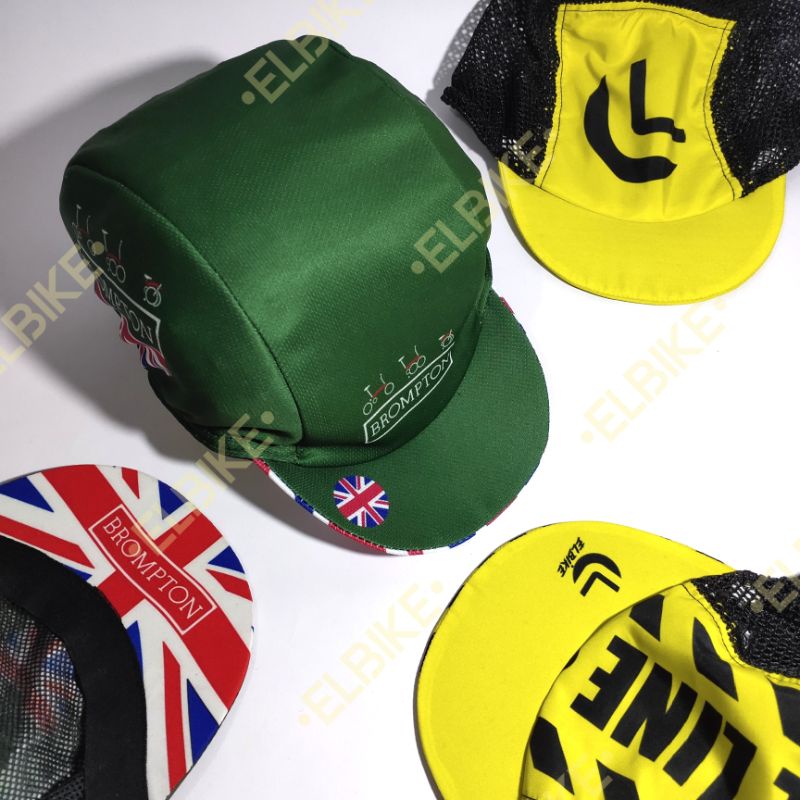 CUSTOM CYCLING CAP TOPI SEPEDA BISA SATUAN