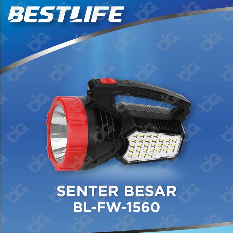 SENTER BESAR 15 W + 29 SMD BESTLIFE LED BL-FW-1560