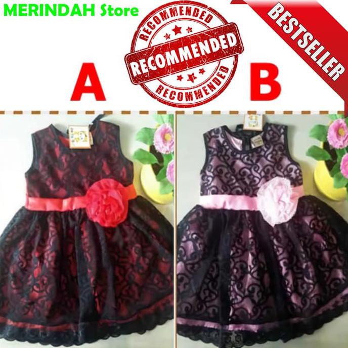barang berkualitas | pengiriman cepat | kualitas terbaik Baju Balita Murah Dress Gaun Pesta Brokat