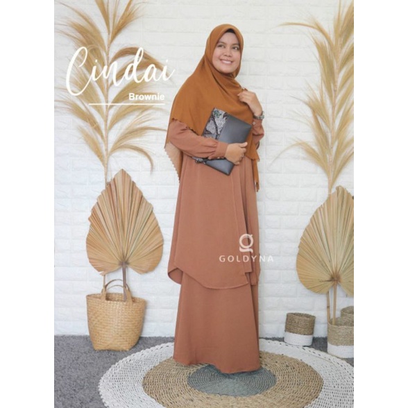 gamis kurung  cindai goldyna